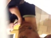 Going to town on his member